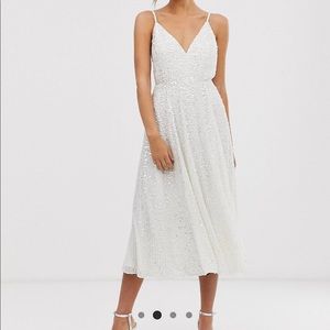 New with tags sequin midi dress
